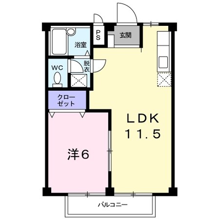 シティハイツいかるがの物件間取画像